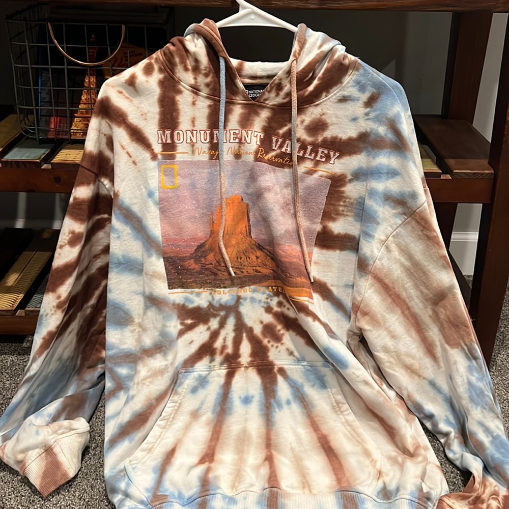 National Geographic Tie Dye Hoodie